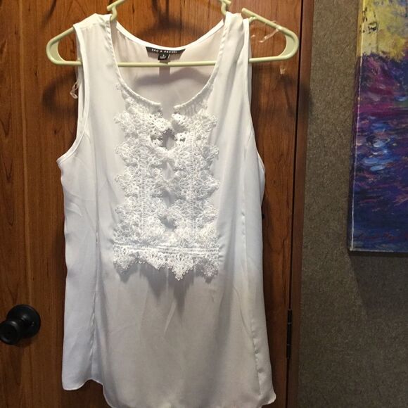 NWT Zac & Rachel Women’s Size S Sleeveless Blouse - Picture 2 of 9